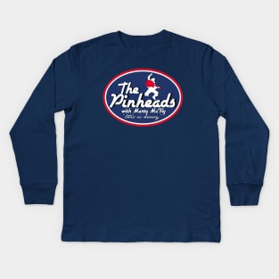 The Pinheads with Marty McFly Kids Long Sleeve T-Shirt